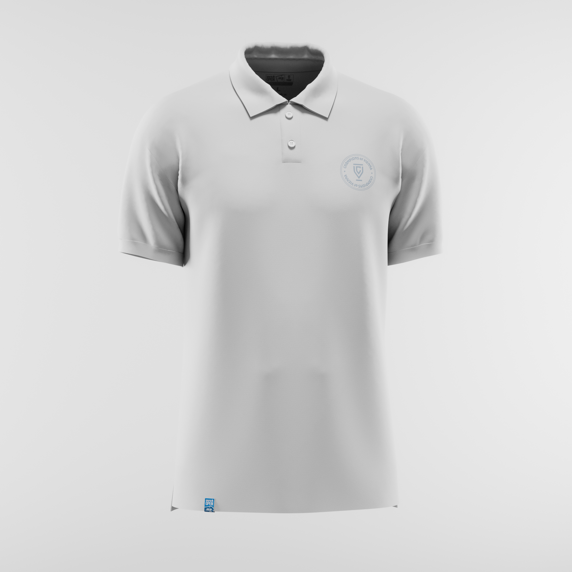 "EBO - ATP 500" Polo T-Shirt Men  - White Edition