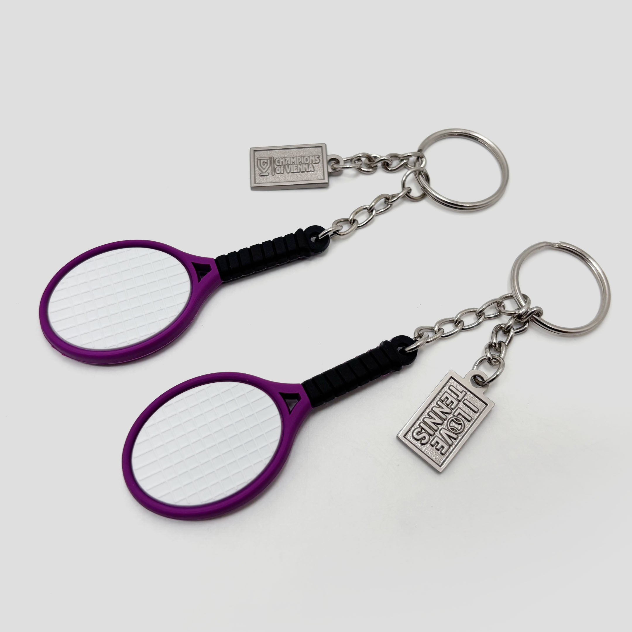 Le Triangle Racket Merch Keychain